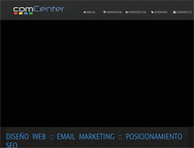 Tablet Screenshot of comcenter.cl